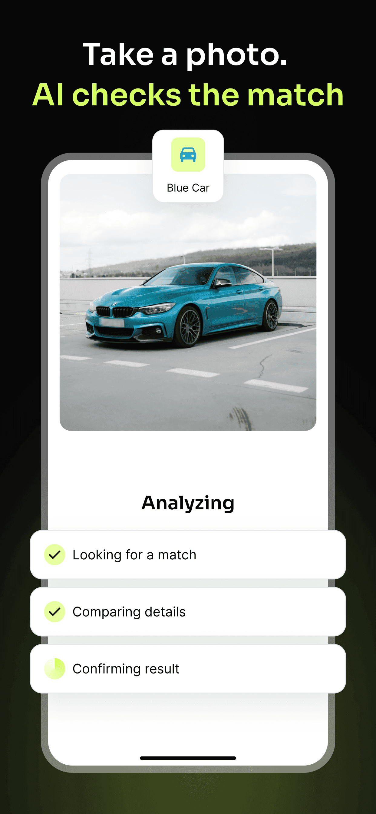 Snap it, AI verifies
